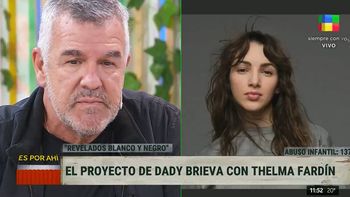 Dady Brieva recordó angustiado la escena de abuso sexual que grabó con Thelma Fardin