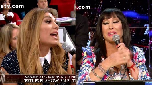 Moria Casán y Flor de la V se cruzaron feo en ShowMatch