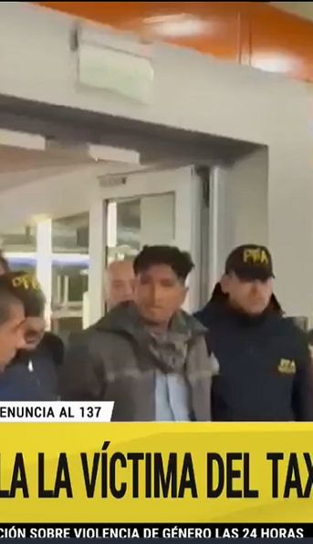Se enteró de que detuvieron al taxista acusado de violarla y así reaccionó: Estoy...