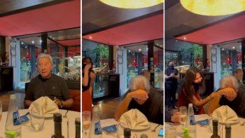 Emotivo reencuentro de Juan Alberto Mateyko con su hija Rosita: Estoy conmovido