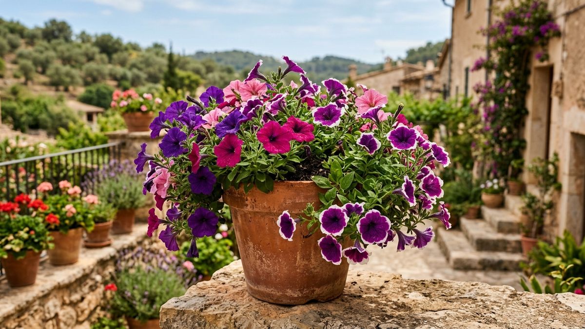 Petunias en maceta: la planta ideal para llenar de flores un balcón sin tener jardín. (Imagen ilustrativa)