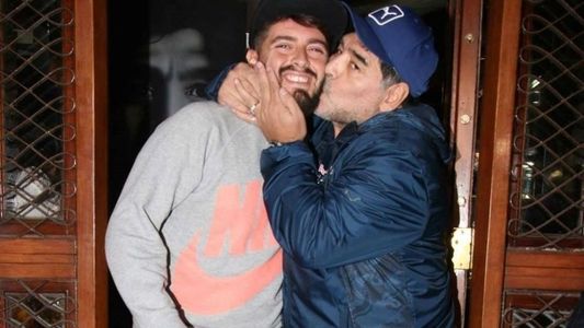 El afectuoso saludo de Maradona por el cumpleaños de Diego Jr.