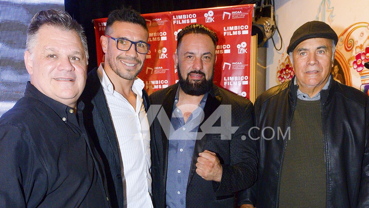 El Gordo Valor reapareció en la presentación de la película de Maravilla Martínez (Rs Fotos).&nbsp; 
