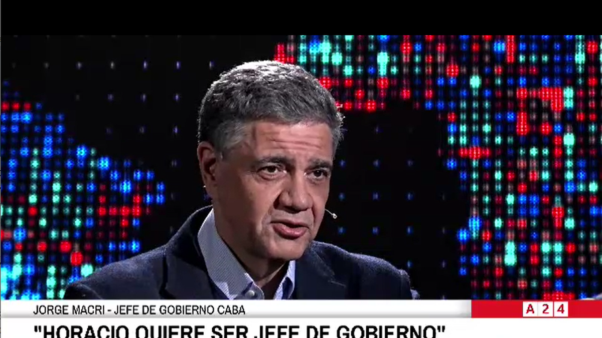Jorge Macri participó del programa Entrevista de Luis Novaresio (Foto: captura).