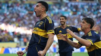 Córner, doble cabezazo y gol: así fue el tanto de Battaglia para Boca ante Benfica