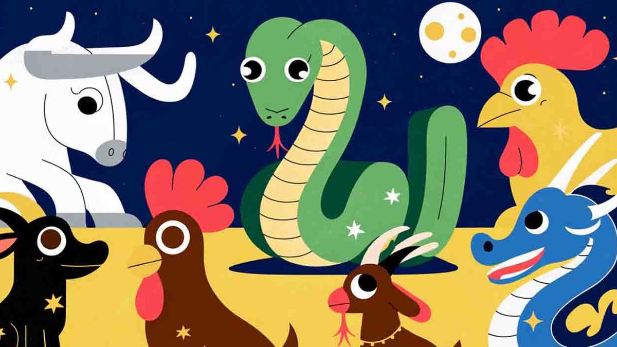 Hoy en el Hor&oacute;scopo Chino, los signos m&aacute;s beneficiados ser&aacute;n el Buey, la Serpiente y el Gallo, mientras que la Cabra, el Perro y el Drag&oacute;n deber&aacute;n actuar con precauci&oacute;n. (Foto: Ideogram)