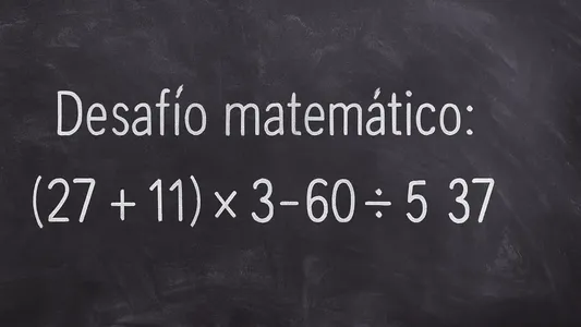Desafío matemático: ¿en cuánto tiempo lográs resolverlo?