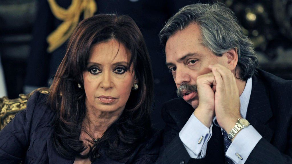 Cristina Fernández de Kirchner y Alberto Fernández, al frente del Gobierno que se enfrentó con el agro en 2008.