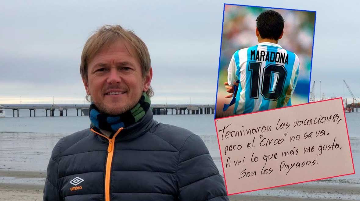 Jorge Taiana, el novio de Claudia Villafañe, le respondió al Diego