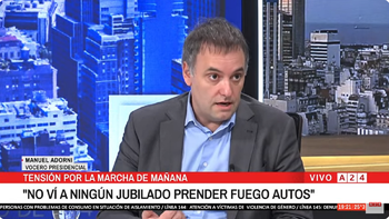 Si hay violencia, las fuerzas de seguridad van a actuar, advirtió Adorni sobre la marcha