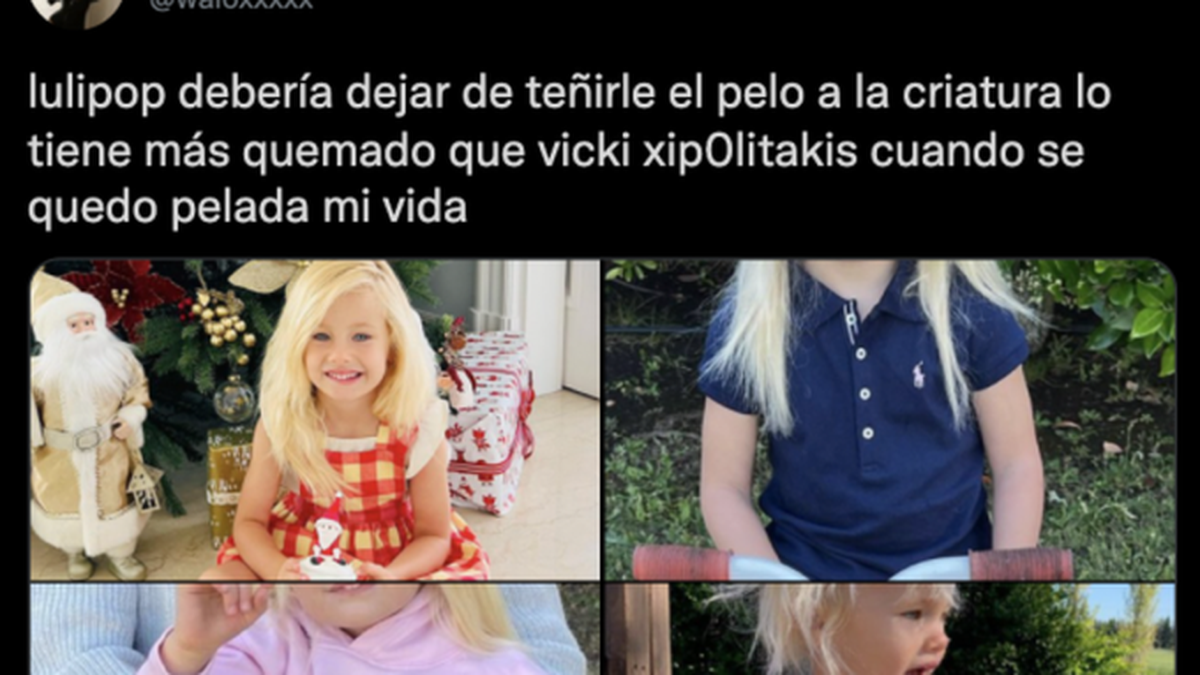 Algunos de los mensajes desde las redes sociales donde acusaron a Luciana Salazar de te&ntilde;irle el pelo a Matilda, su hija de 4 a&ntilde;os.&nbsp;