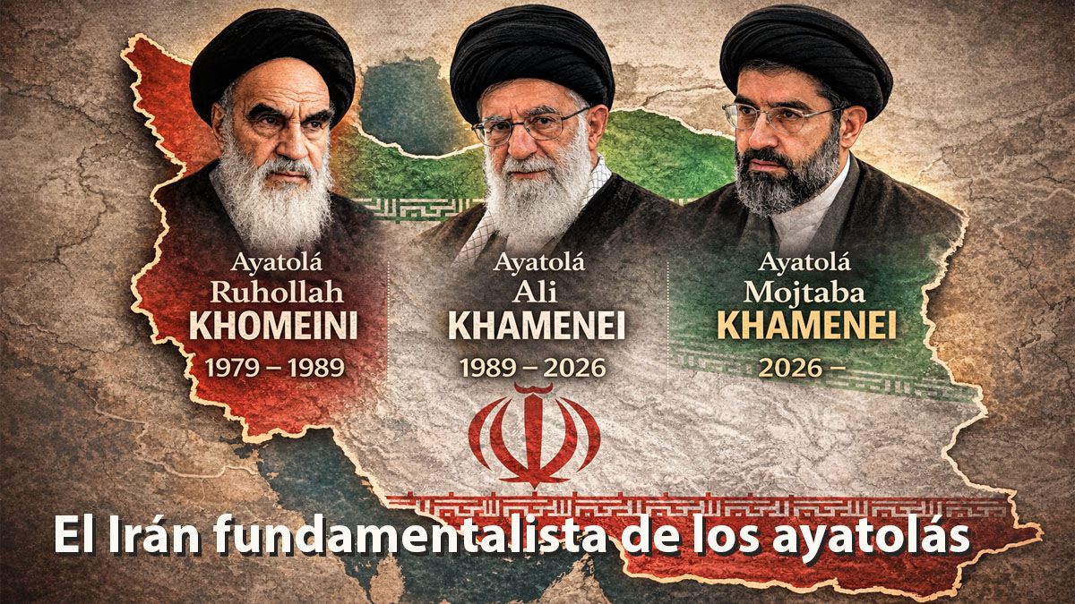 Los tres dueños del poder en Irán desde el triunfo de la revolución islámica en 1979. (Foto: A24.com)
