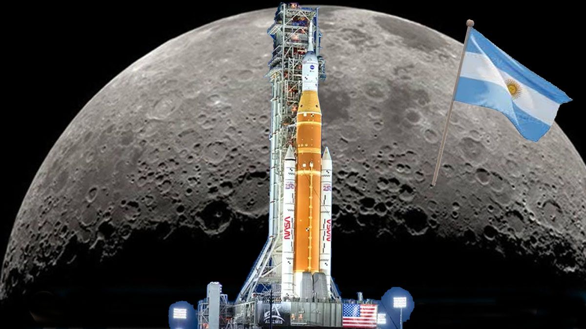 La Argentina hizo un aporte para la misión espacial que regresa a la Luna. (Foto: A24.com)