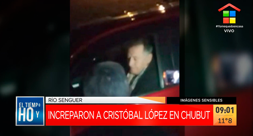 Vecinos de Chubut impidieron que Cristóbal López ingrese a su campo y viole la cuarentena