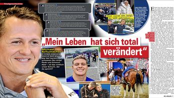 Mi vida cambió para siempre, dice Schumacher, pero es una falsa entrevista hecha por inteligencia Artificial.(Foto: Gentileza Die Aktuelle) Mi vida cambió para siempre, dice Schumacher, pero es una falsa entrevista hecha por inteligencia Artificial.(Foto: Gentileza Die Aktuelle)