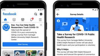 Facebook amplía sus herramientas para combatir la pandemia con una encuesta mundial para evitar la propagación