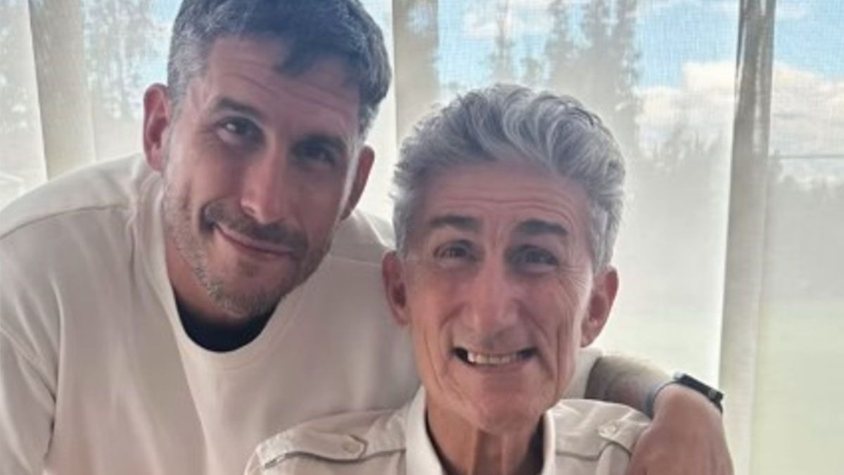 Edgardo Bauza y su hijo Maxi