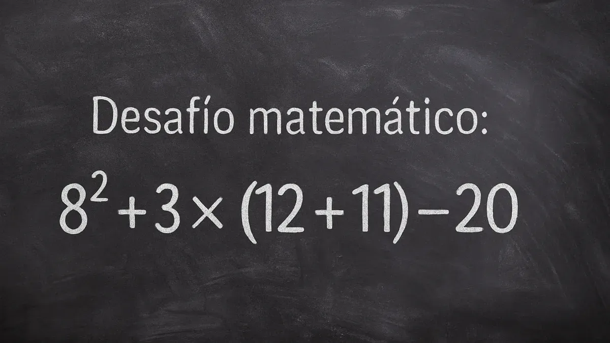 La regla esencial para resolver este desafío matemático es conocido como PEMDAS (por sus siglas en inglés) o jerarquía de operaciones.