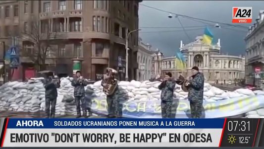 El emotivo Dont worry, be happy de los soldados ucranianos