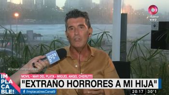 Miguel Ángel Cherutti habló de la distancia con su hija Luján, que vive en España: La extraño horrores