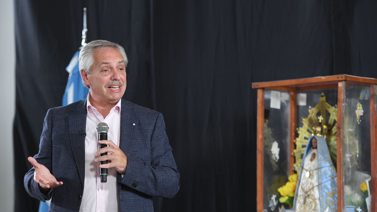 Alberto Fernández en Luján: Necesitamos terminar con los desencuentros y recuperar la paz. (Télam)