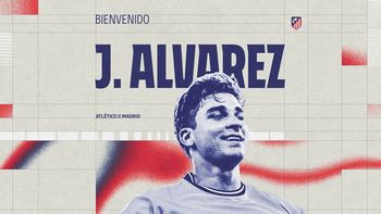 julian alvarez ya es jugador del atletico de madrid: la cinematografica presentacion julian alvarez ya es jugador del atletico de madrid: la cinematografica presentacion