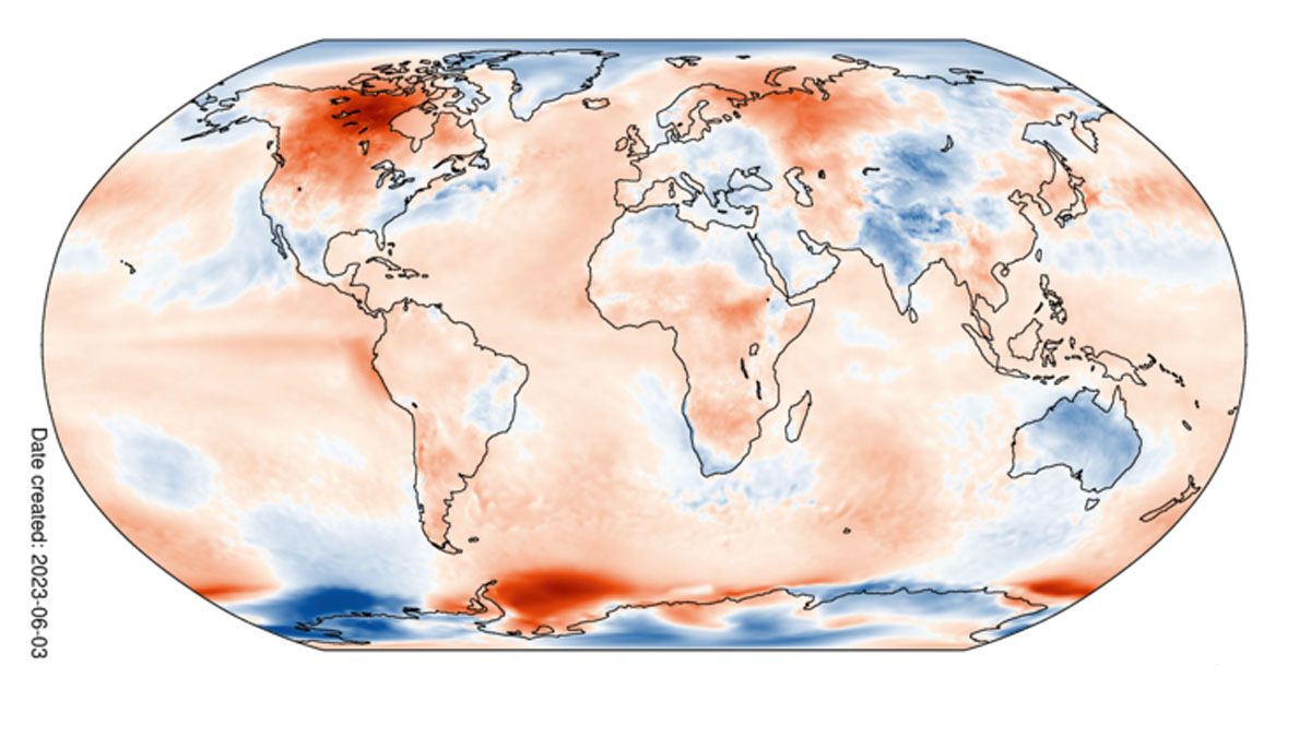 En 2023, el planeta lleg&oacute; casi al l&iacute;mite del calor previsto como tope por los protocolos de Par&iacute;s de 2015 (Foto: Copernicus).