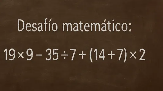 Desafío matemático: la cuenta parece sencilla, pero muchos cometen un error frecuente