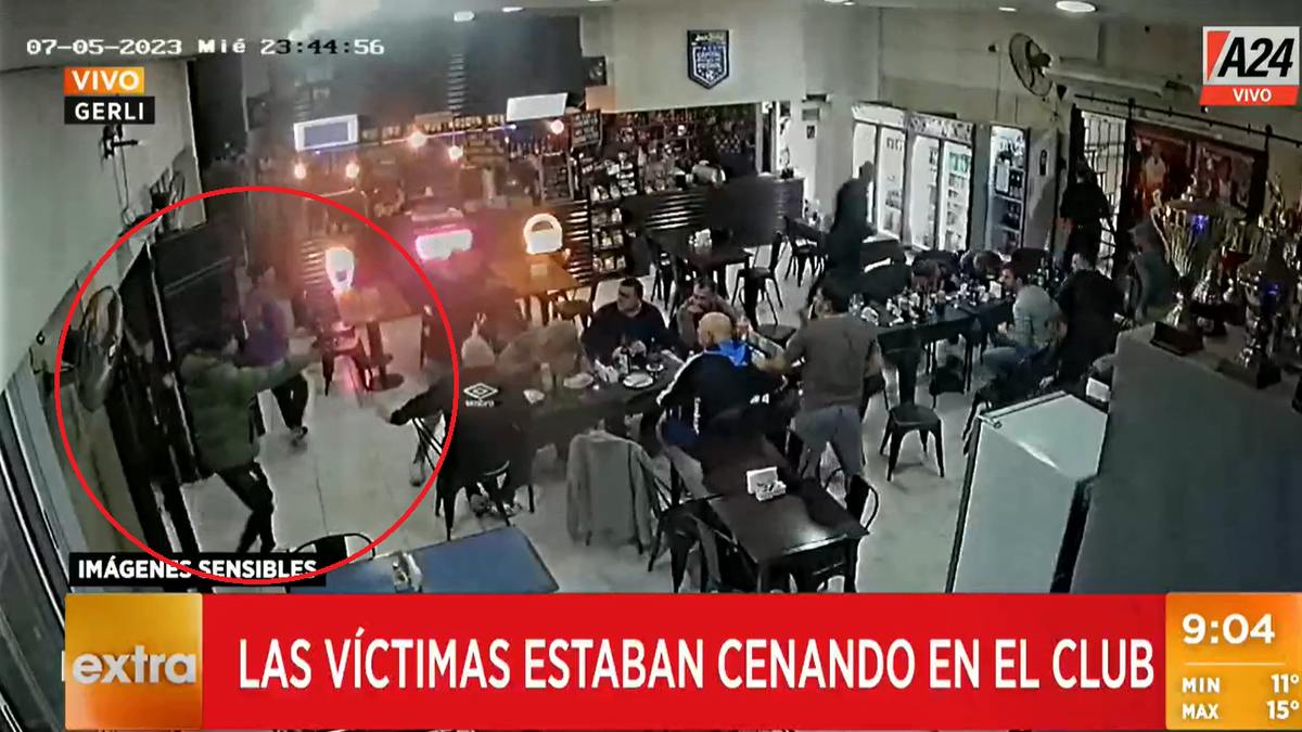 Pánico y tiros en un club de Avellaneda: cuatro ladrones irrumpieron en pleno partido de fútbol