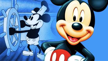 La primera aparición del ratón Mickey, en un corto de 1928 (Foto: gentileza Awareness day). La primera aparición del ratón Mickey, en un corto de 1928 (Foto: gentileza Awareness day).