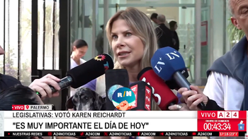 Karen Reichardt no pudo votarse a sí misma: Panick attack