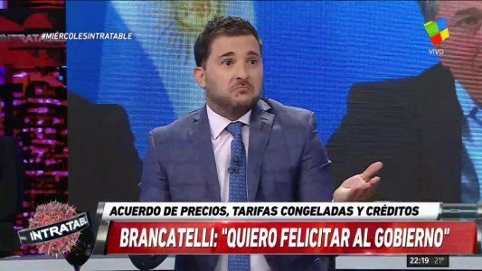 Después de los anuncios, Brancatelli felicitó al Gobierno: Ya lo había hecho el kirchnerismo