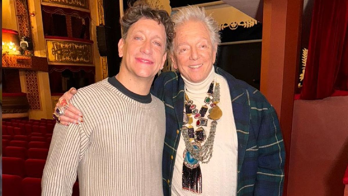 Pepe Cibrián fue a ver Tootsie y tuvo un encuentro especial con Nico Vázquez