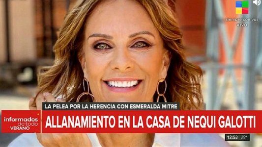 Allanaron la casa de Nequi Galotti por la pelea por la herencia de Bartolomé Mitre