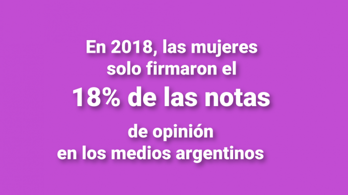 8M con pocas mujeres en los medios