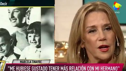 Marcela Tinayre recordó a su hermano: No fue un hombre feliz y eso me da mucha pena
