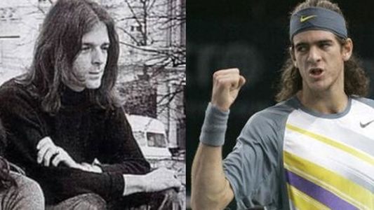 El increíble parecido de Juan Martín Del Potro a un músico de rock