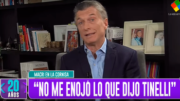Macri: Tinelli no me dijo lo mismo cuando nos vimos; quería participar en Cambiemos