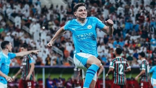 Con un doblete y asistencia de Julián Álvarez, el City venció a Fluminense y se consagró campeón del Mundial de Clubes
