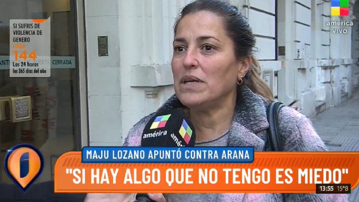 Maju Lozano opinó de la defensa de María Susini a Facundo Arana