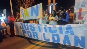 Exclusivo A24 | Caso Loan: en medio de nuevos rastrillajes, la mamá de Loan encabezó una marcha en 9 de Julio