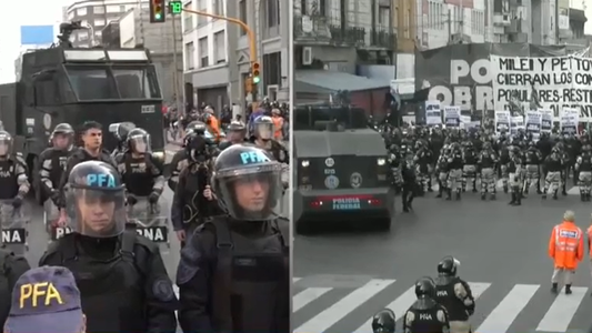 Tensión y corte en Puente Pueyrredón: organizaciones sociales protestan en Avellaneda