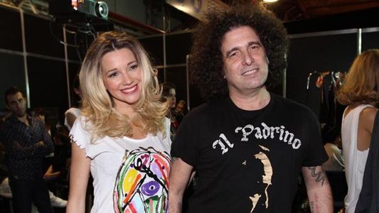 Andrés Calamaro sorprendió a su novia en un desfile