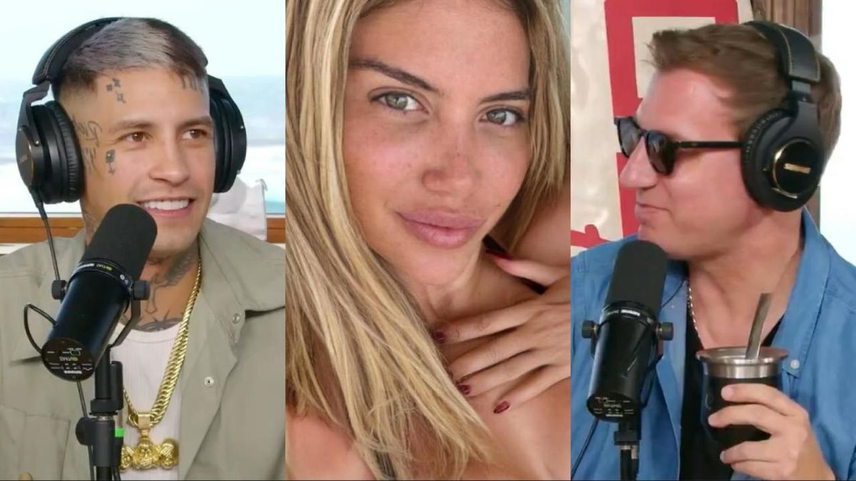 l gante, wanda nara y maxi  lopez