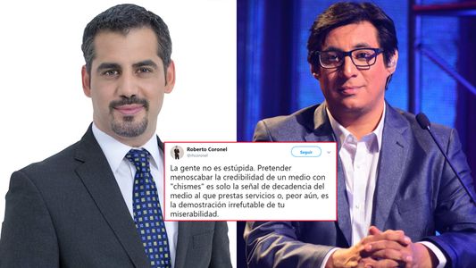 En medio de escándalo de pasacalles, Roberto Coronel trata de miserable a comunicador