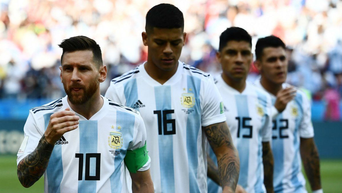 El momento emotivo de la previa: el himno argentino antes del partido