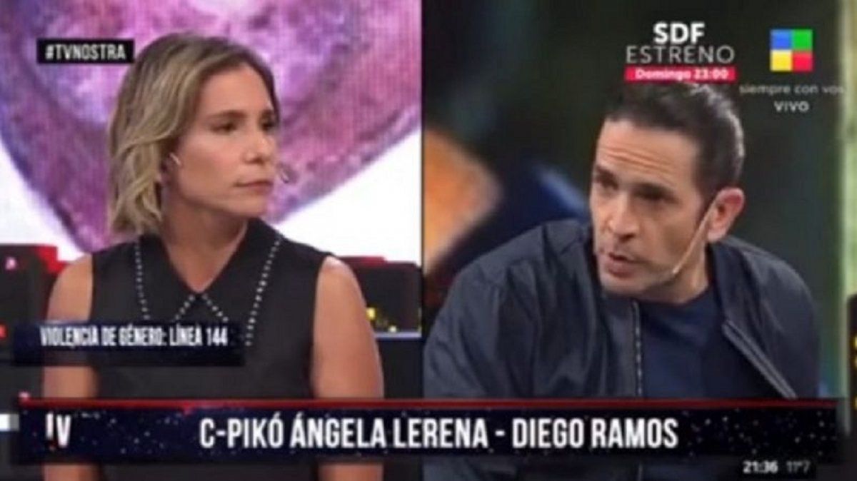 Fuerte cruce entre Ángela Lerena y Diego Ramos en TV Nostra