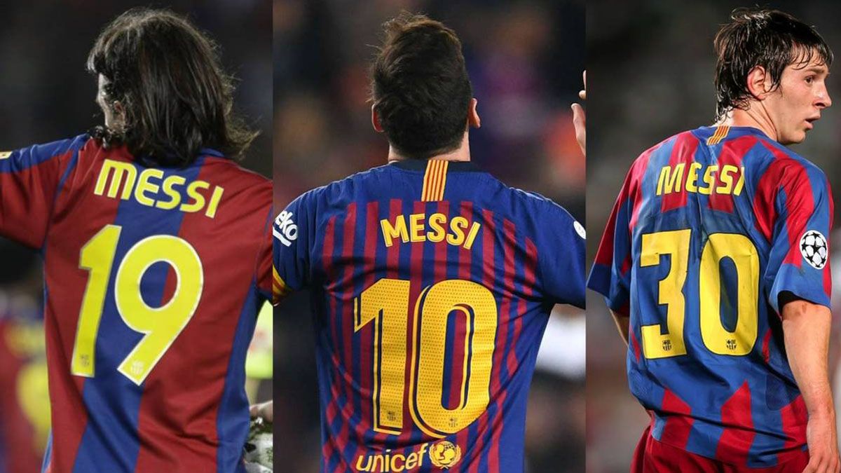 Cuántos goles marcó Lionel Messi con cada dorsal