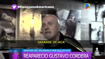 Gustavo Cordera reapareció tras sus aberrantes dichos en la facultad