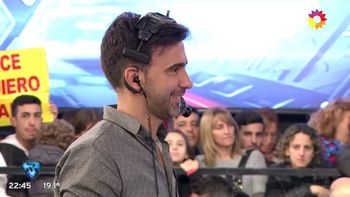 El beso inesperado que recibió Federico Hoppe en el Bailando